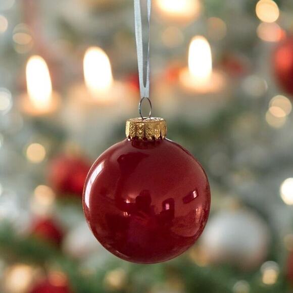 IKEA VINTERFINT (Store Display) 40 Ornaments 2 1/4"  with Plastic Container - Picture 2 of 5